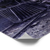 Poster Moteur à vapeur magique Train victorien (Coin)