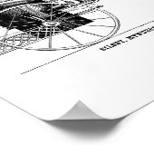 Poster Moteur à vapeur Silsby Rotary (Coin)