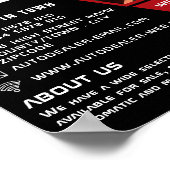 Poster Moteur automobile, concessionnaire automobile Publ (Coin)