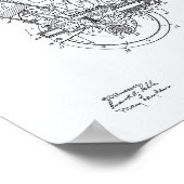 Poster Moteur de combustion interne 1914 Livre blanc sur  (Coin)