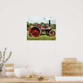 POSTER MOTEUR DE TRACTION VINTAGE (Cuisine)