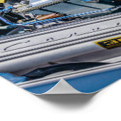 Poster Moteur d'injection de carburant de la corvette (Coin)