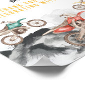 Poster Moteur Dirt Vélo Douche Favoris Signaler (Coin)