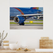 Poster Moteur et vapeurs de l'avion (Cuisine)