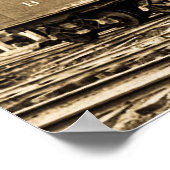 Poster Moteur ferroviaire Baltimore & Ohio 932 (Coin)