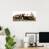 Poster Moteur ferroviaire Baltimore & Ohio 932 (Bureau à domicile)