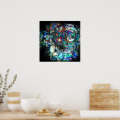 Poster Moteur motocyclette essence (Cuisine)