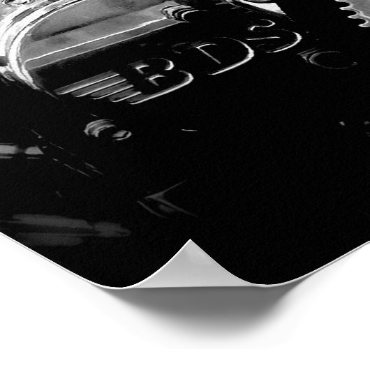 Poster moteur soufflé (Coin)