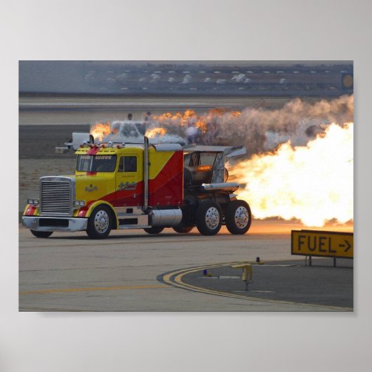 Poster Moteurs Camions (Devant)