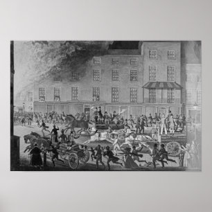 Poster Moteurs d'incendie de Londres