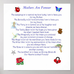 Poster Mother Are Forever poem