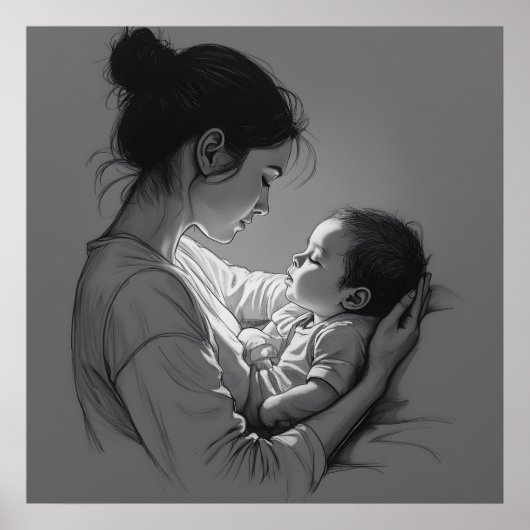 Poster Mother & Baby artwork (Devant)