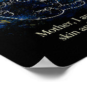 Poster Mother, I Am But Skin And Bones Cat Starry Night V (Coin)