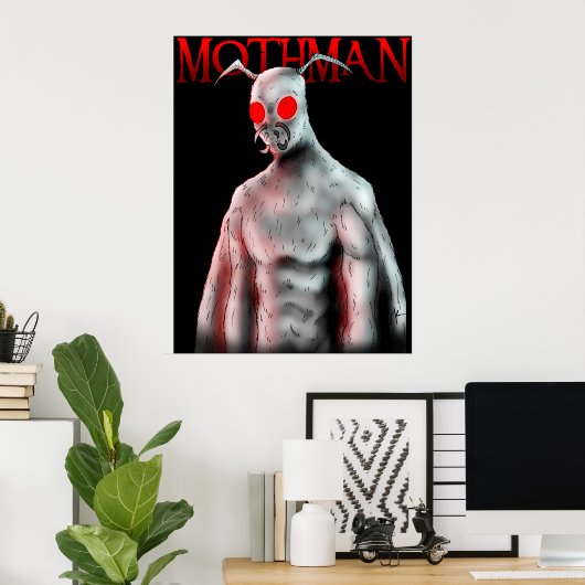 Poster Mothman (Bureau à domicile)