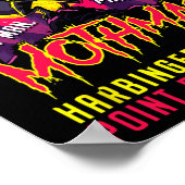 Poster Mothman Fun Cryptid Harbinger Part Homme Part Moth (Coin)