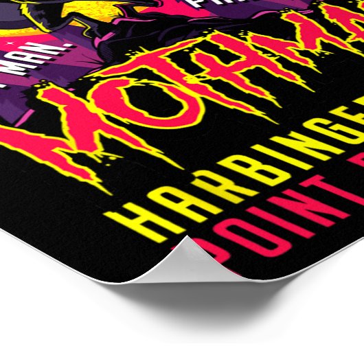 Poster Mothman Fun Cryptid Harbinger Part Homme Part Moth (Coin)