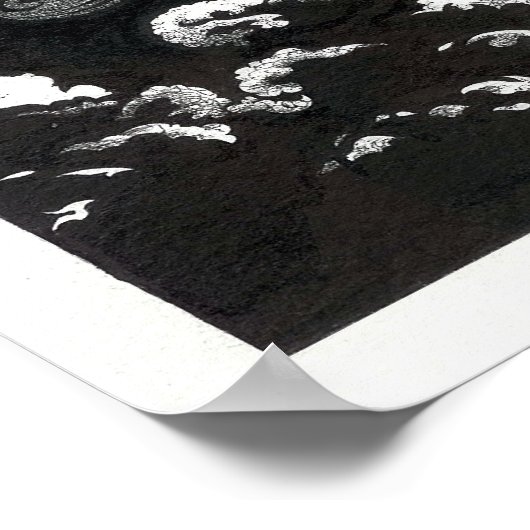 Poster Mothra (explosion atomique) (Coin)