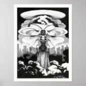Poster Mothra (explosion atomique) (Devant)