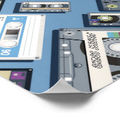 Poster Motif à cassette rétro (Coin)