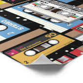 Poster Motif à cassette rétro (Coin)