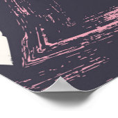 Poster motif à main transparent (Coin)