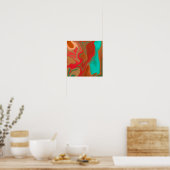 Poster motif abstrait. (Cuisine)
