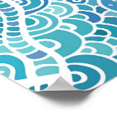Poster motif Abstrait (Coin)