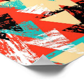 Poster motif Abstrait (Coin)