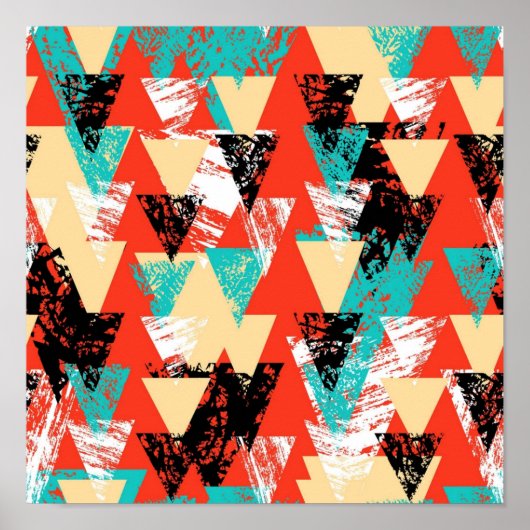 Poster motif Abstrait (Devant)