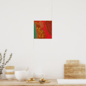 Poster motif abstrait. (Cuisine)