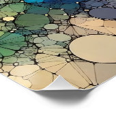 Poster Motif Abstrait 2 - AI - Oeuvre artistique (Coin)