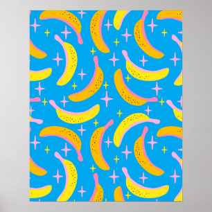 Poster motif Abstrait à la banane