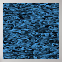 Motif Abstrait Bleu Noir