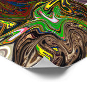 Poster motif abstrait cool (Coin)