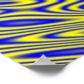 Poster Motif Abstrait de Lapis Lazuli (Coin)