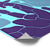 Poster Motif Abstrait Giraffe (Coin)