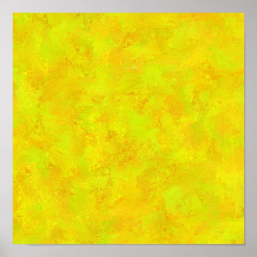 Poster Motif Abstrait Jaune Orange Vert (Devant)