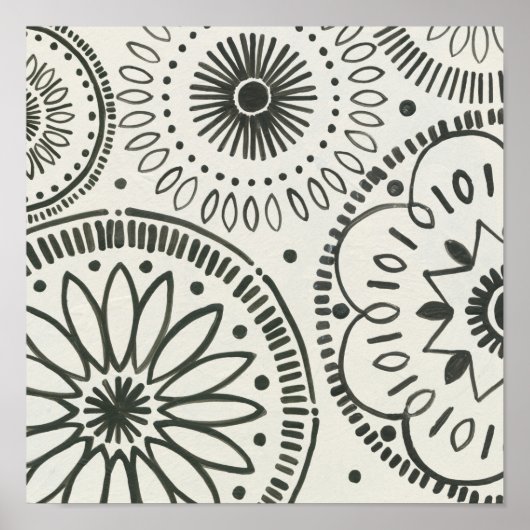 Poster Motif Abstrait Kami (Devant)