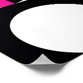 Poster Motif abstrait moderne du milieu du siècle. (Coin)