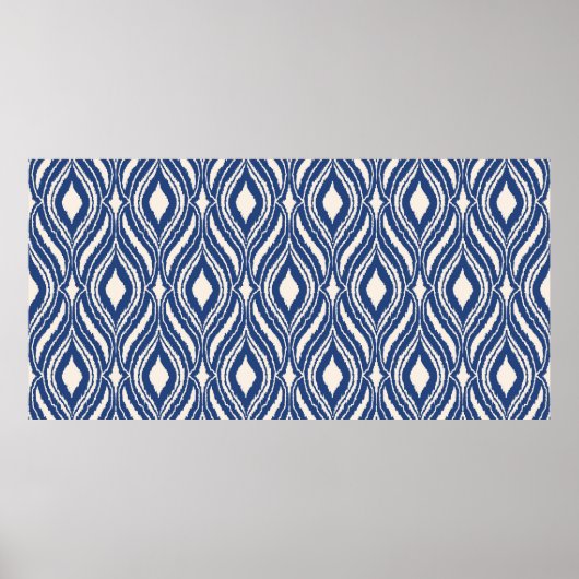 Poster motif Abstrait sans couture avec effet Scribble. M (Devant)