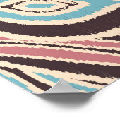 Poster Motif abstrait sans couture avec l'image de géomet (Coin)