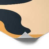Poster motif Abstrait sans soudure, dos d'animal sauvage (Coin)