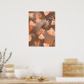 Poster Motif Ananas 4 (Cuisine)