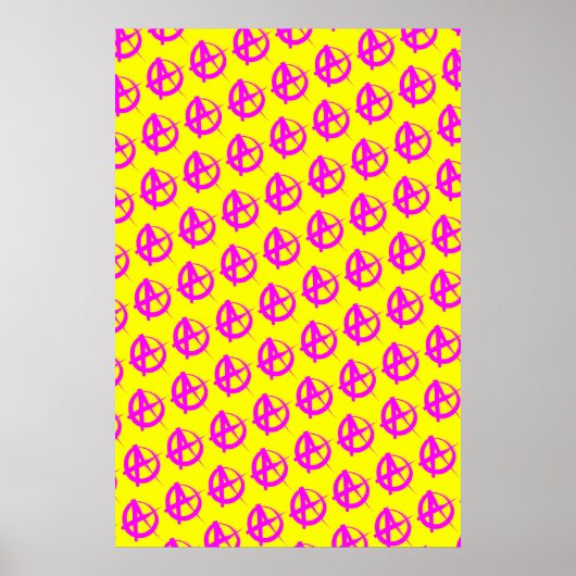 Poster Motif anarchique (Devant)