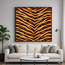 Motif animalier du tigre du Bengale
