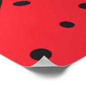 Poster Motif Arrière - plan rose des tranches de pastèque (Coin)