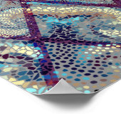 Poster Motif arrière - plan sans couture. Art mosaïque mo (Coin)