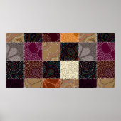 Poster Motif arrière - plan sans couture. Sera carreau sa (Devant)