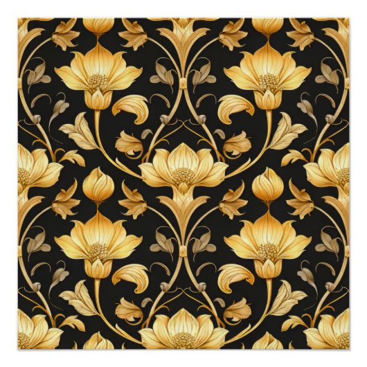 Poster Motif Art nouveau (Devant)