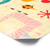 Poster motif atomique des années 1950 (Coin)